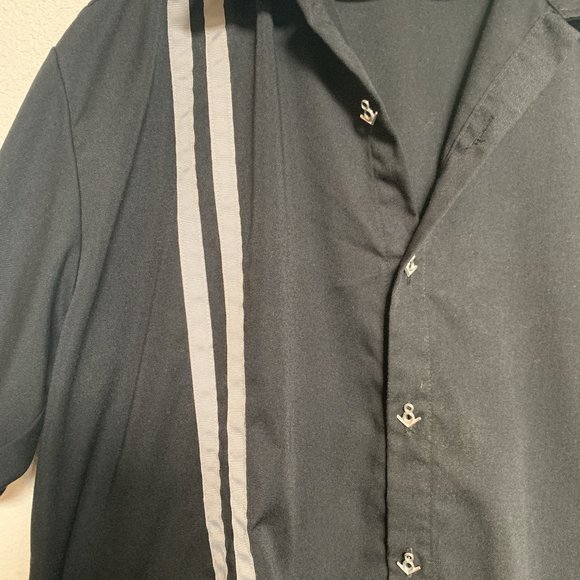 Men's XXL Daddy-O Button Down V-8 Button Rockabilly Kar Kulture - Picture 2 of 6